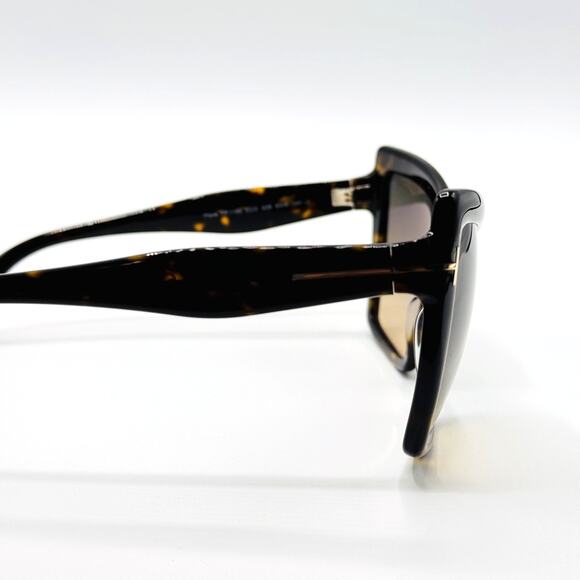 Tom Ford Sunglasses Fiore TF1195 52B Havana Frame Gradient Brown Lens 63-6-140 main image 15